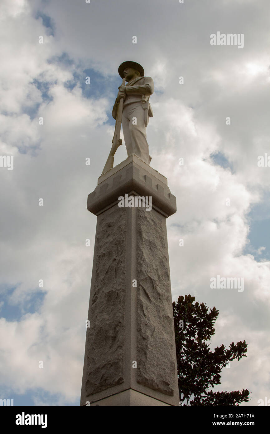 Confederate War Memorial Statue dedicated in 1908 by the Daughters of