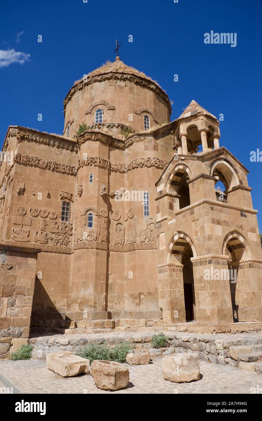 Akdamar island, Armenian cathedral Stock Photo