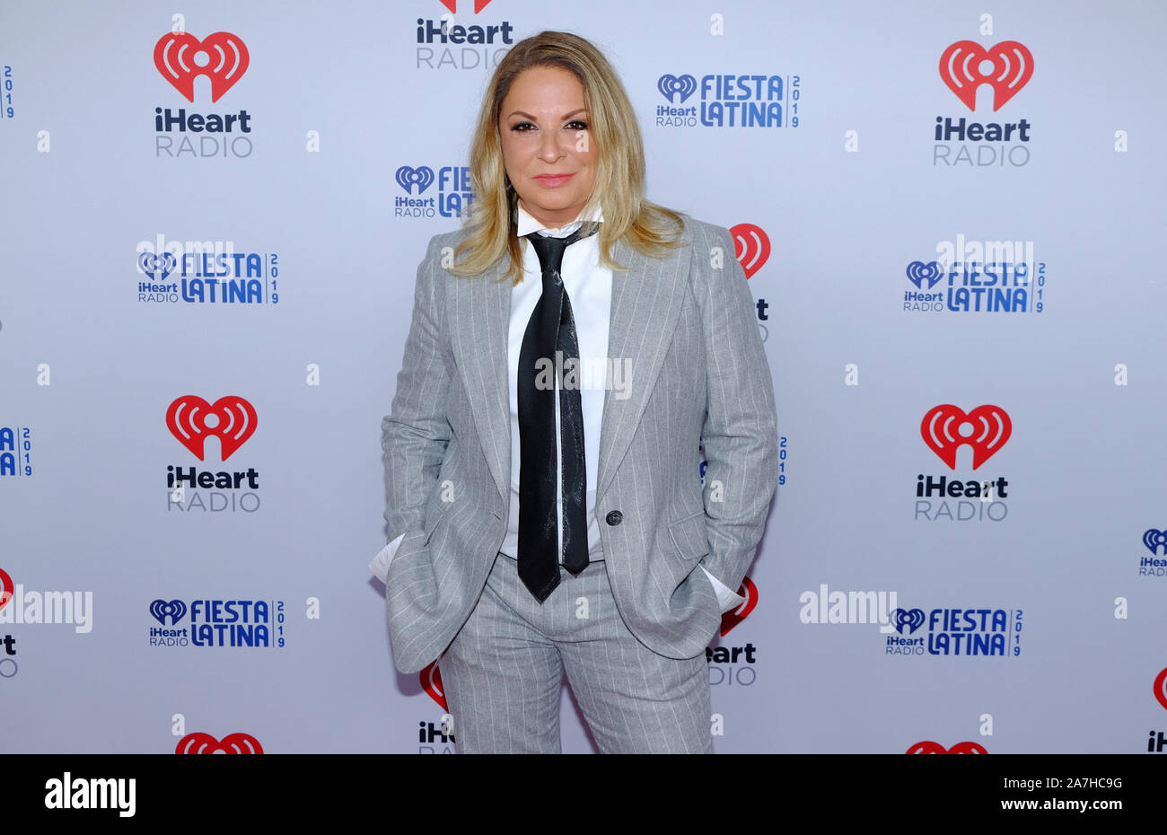 Miami, United States. 02nd Nov, 2019. Ana Maria Polo walks the red carpet at the iHeartRadio 2019 Fiesta Latina concert at the American Airlines Arena, in Miami, Florida, on Saturday, November 2, 2019. Photo by Gary I Rothstein/UPI Credit: UPI/Alamy Live News Stock Photo