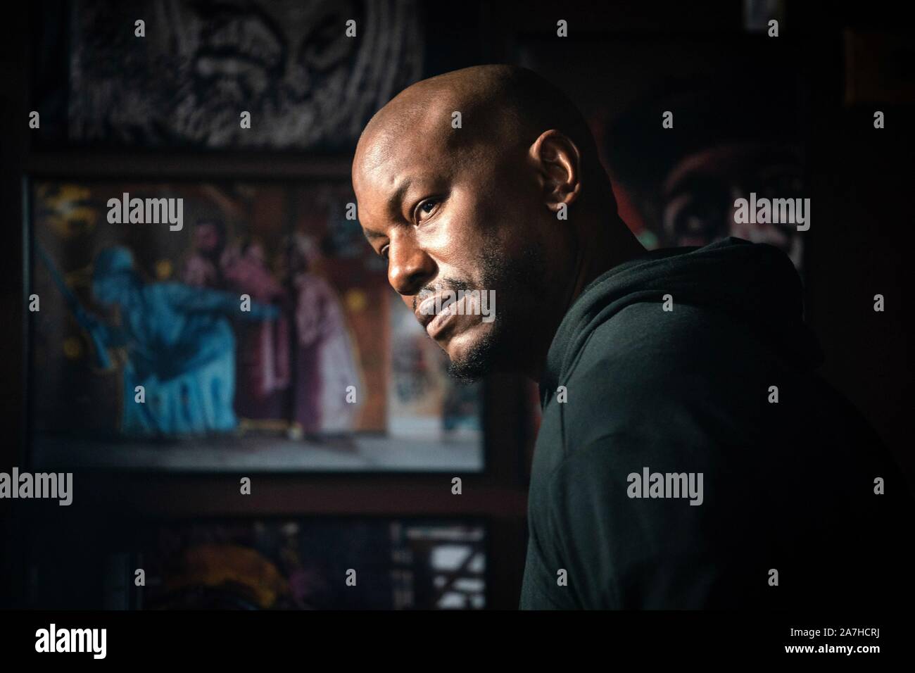 TYRESE GIBSON in BLACK AND BLUE (2019), directed by DEON TAYLOR. Credit