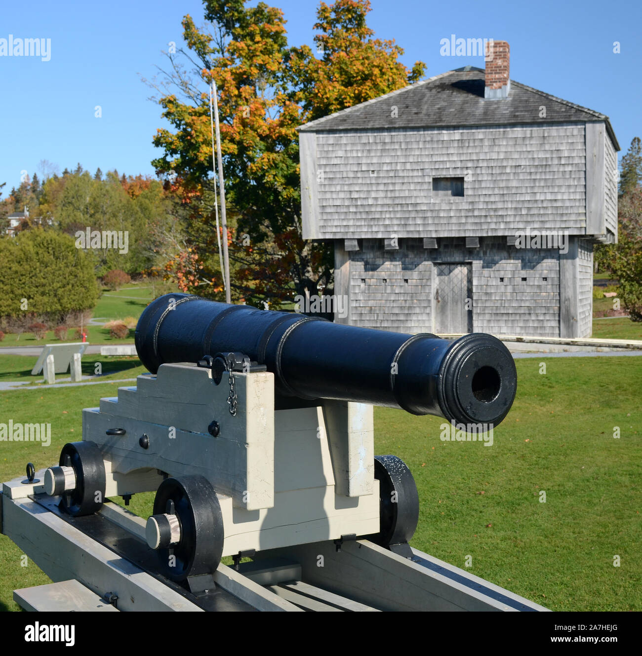 The Blockhouse, St Andrews, New Brunswick Stock Photo Alamy