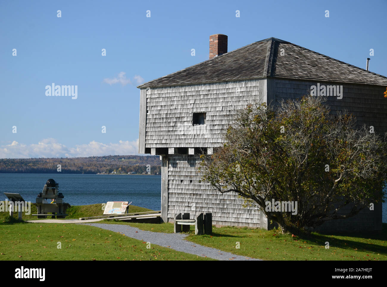 The Blockhouse, St Andrews, New Brunswick Stock Photo Alamy