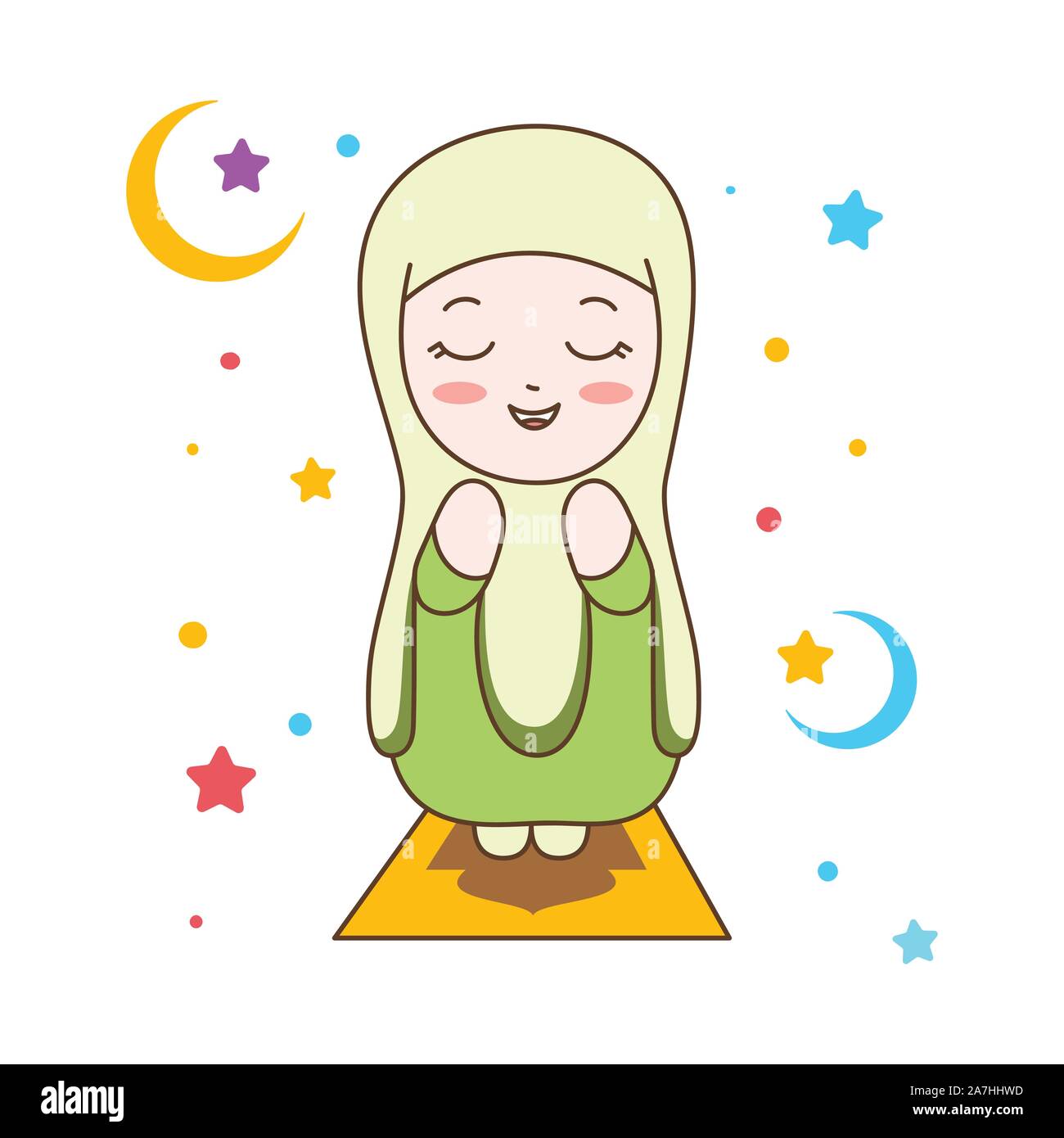 Muslim Girl Praying — Spirituality Circle