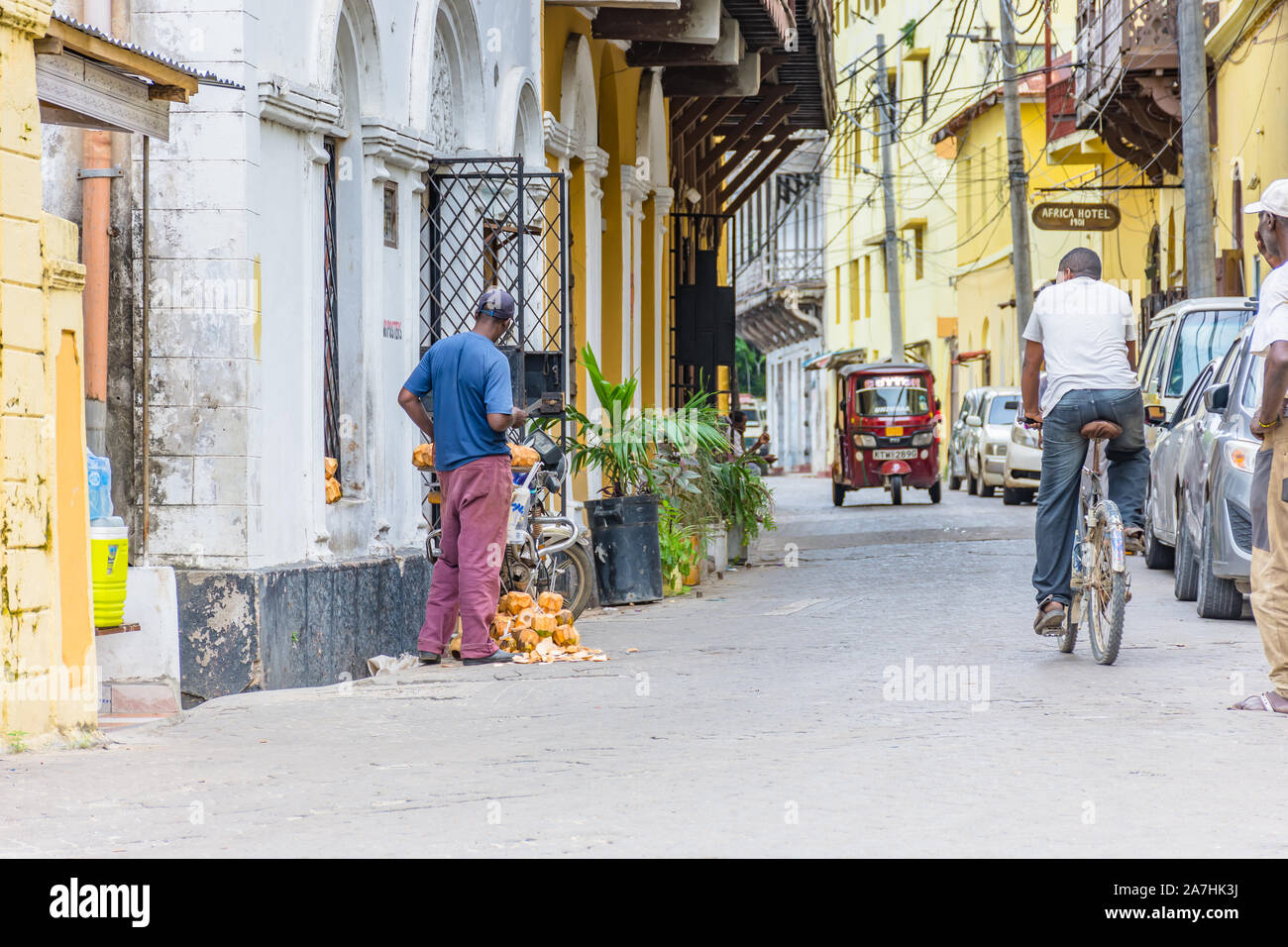 Mombasa Old Town Stock Photos & Mombasa Old Town Stock Images - Alamy