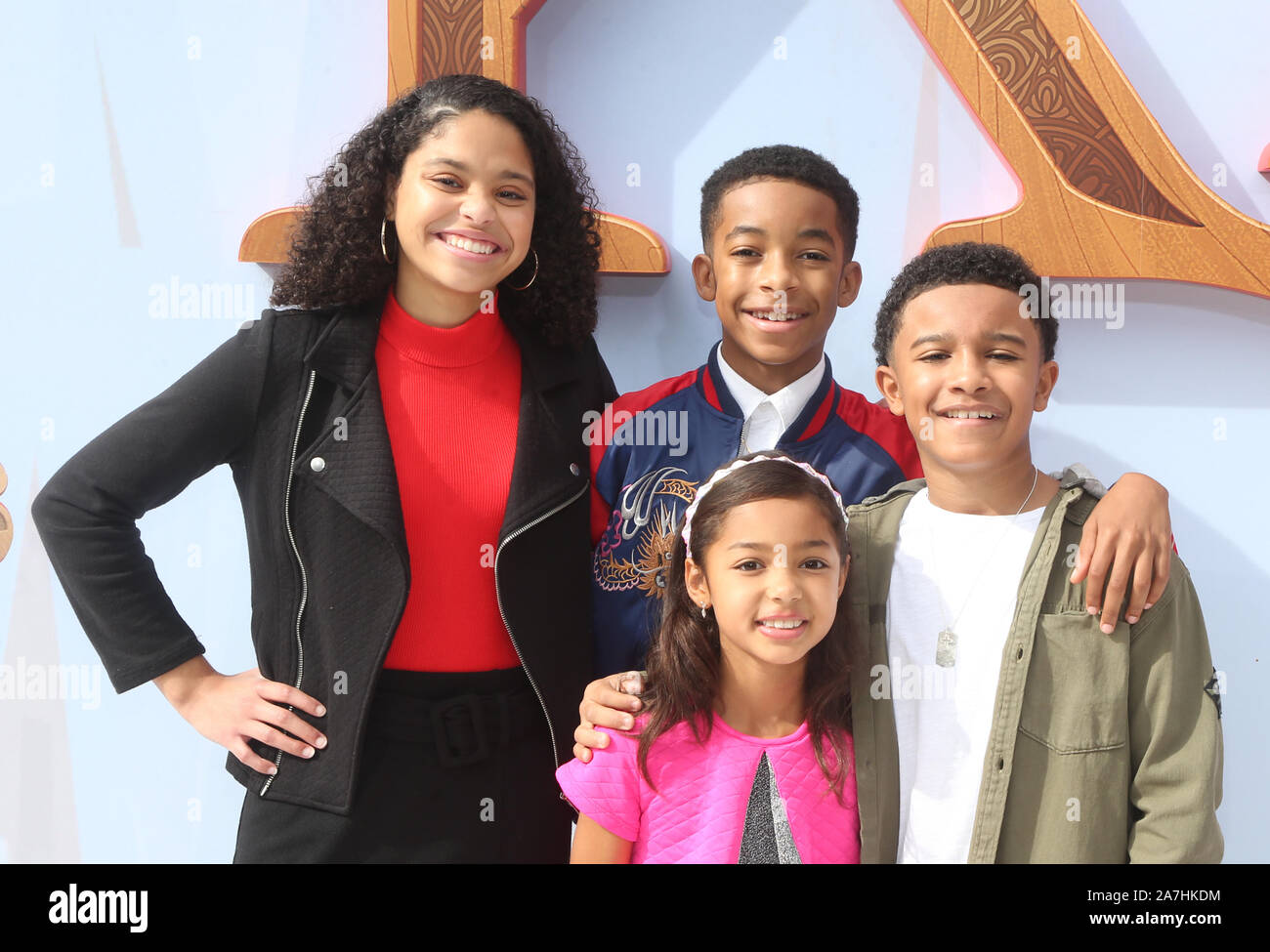 Westwood, California, USA. 2nd Nov, 2019. Symera Jackson, Isaiah ...