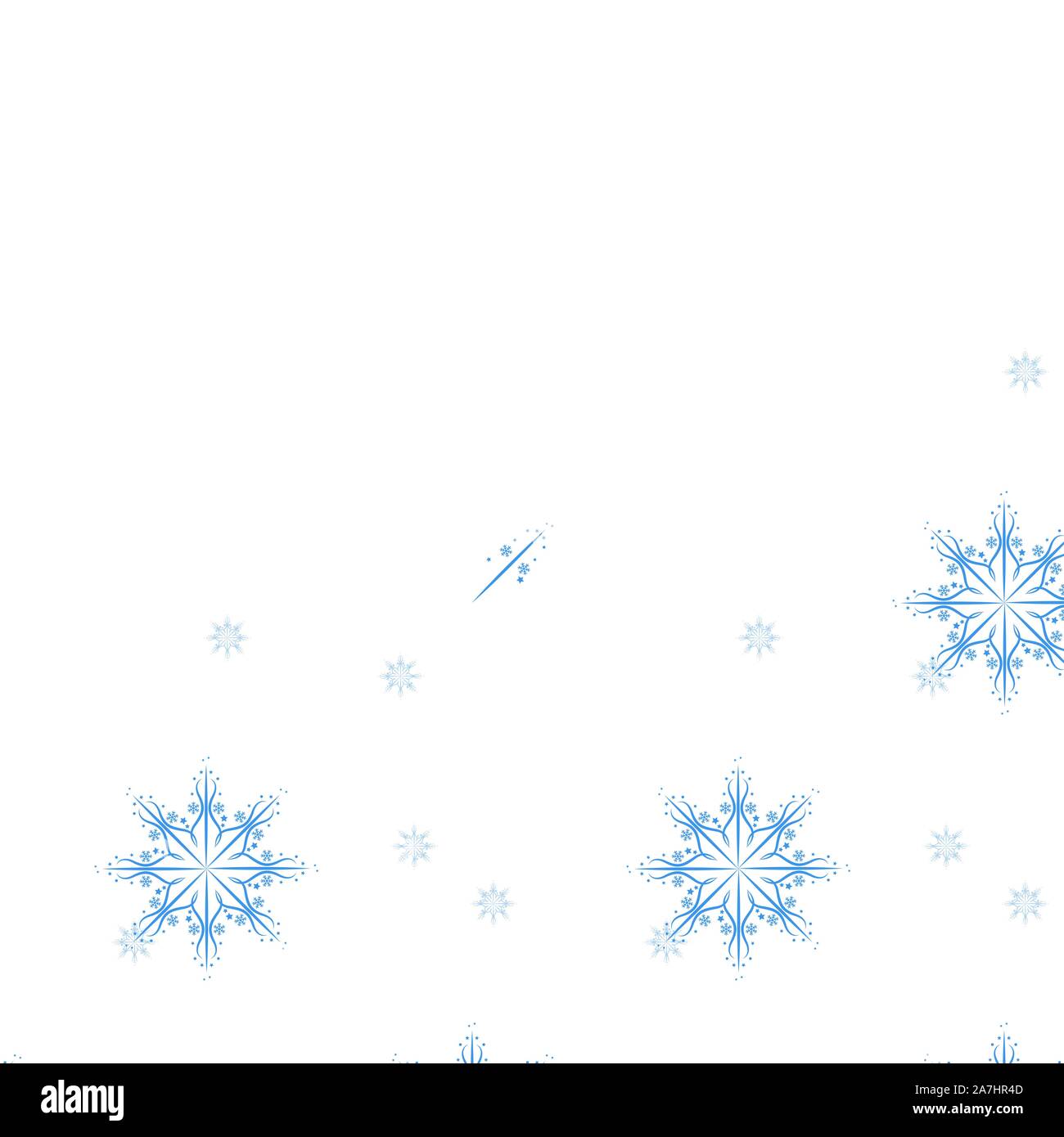 Seamless snowflakes background for winter and christmas theme. Vector ...