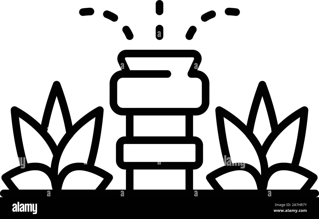 Garden irrigation icon, outline style Stock Vector Image & Art - Alamy
