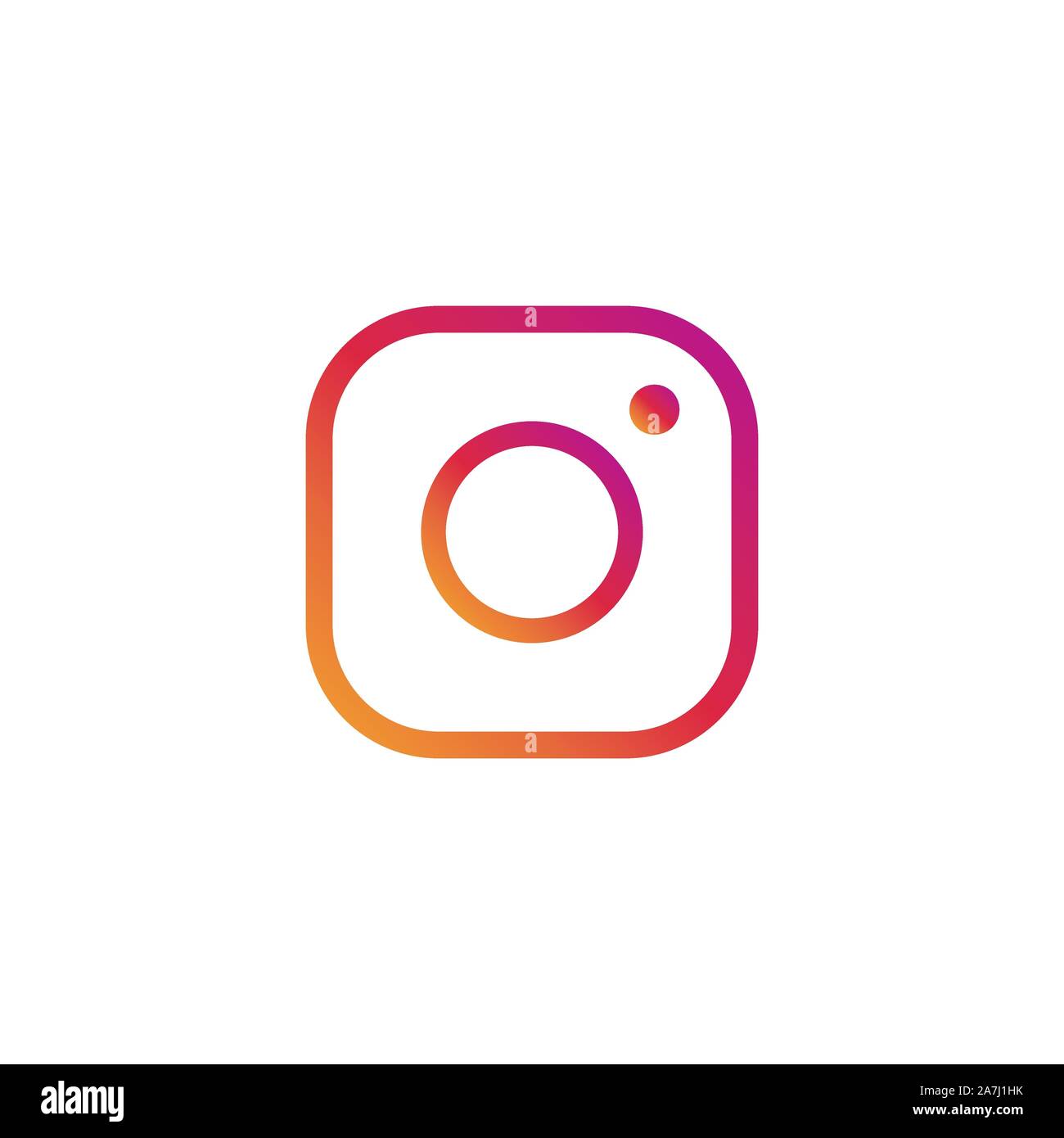 Instagram icon vector hi-res stock photography and images - Alamy