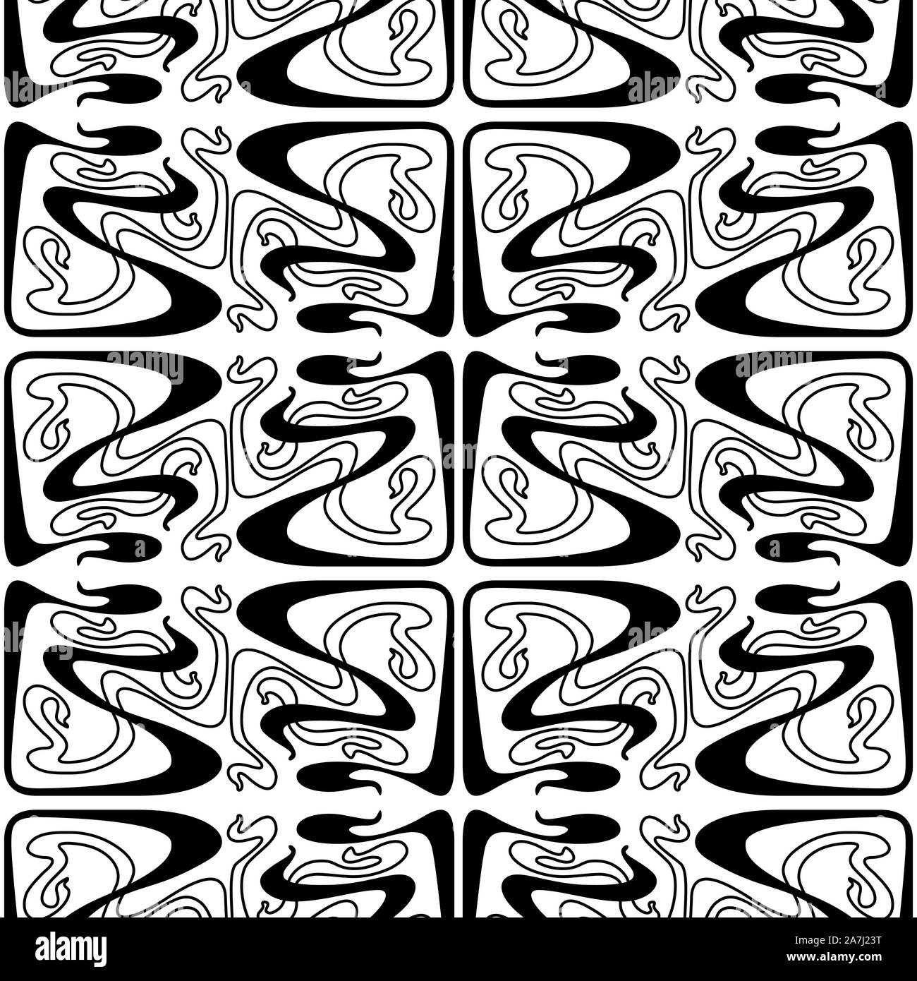 art-nouveau-seamless-pattern-stock-vector-image-art-alamy