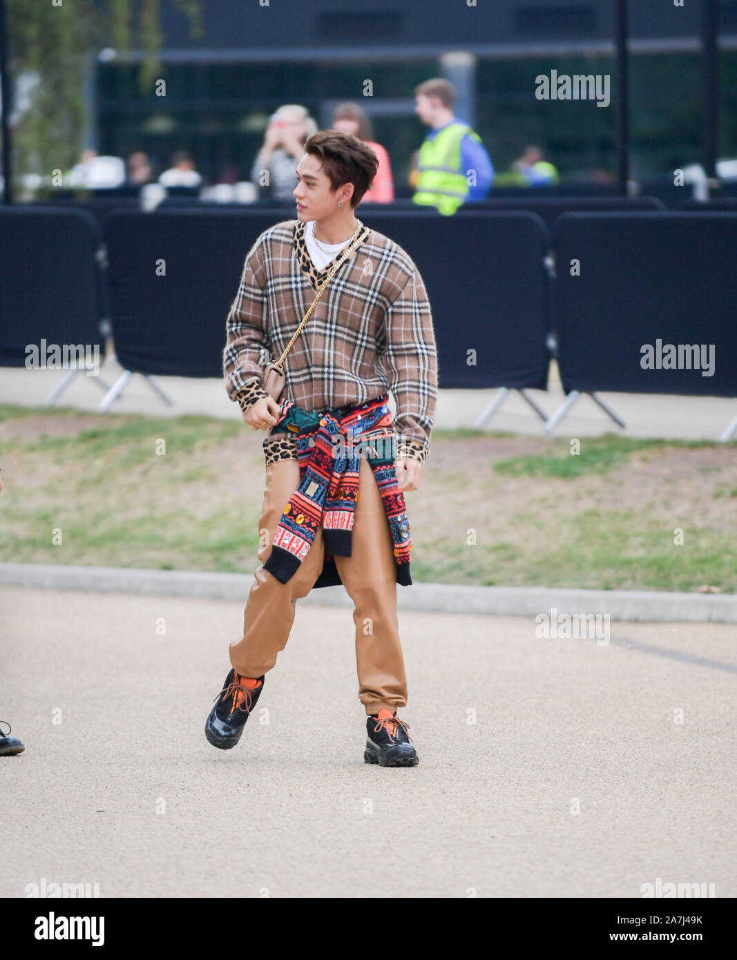 Hong Kong rapper, singer, and model Lucas Wong Yuk-hei, or Lucas Wong  attends the Burberry Show of 2020 Sping Summer London Fashion Week in  London, Un Stock Photo - Alamy