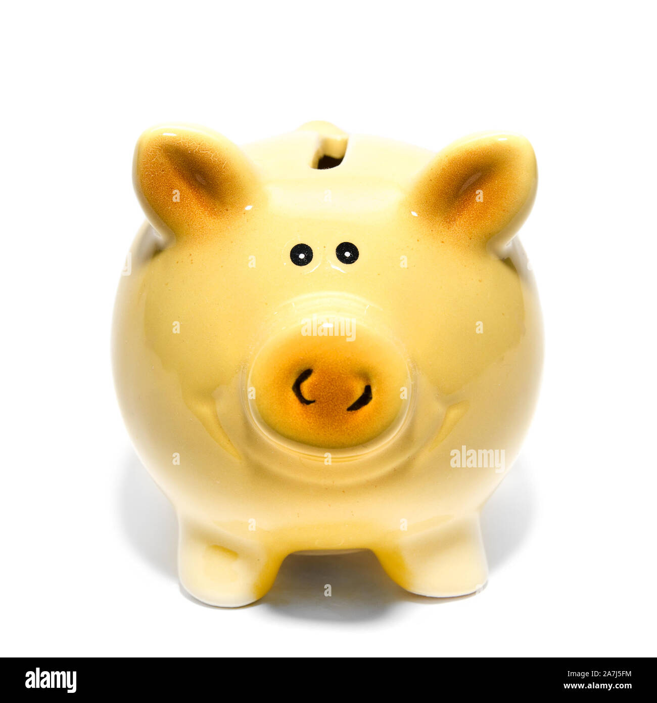 piggy bank isolated on a white background Stock Photo - Alamy