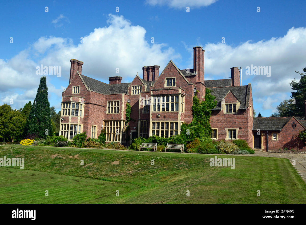 Manor House In The University Of Leicester Botanic Garden