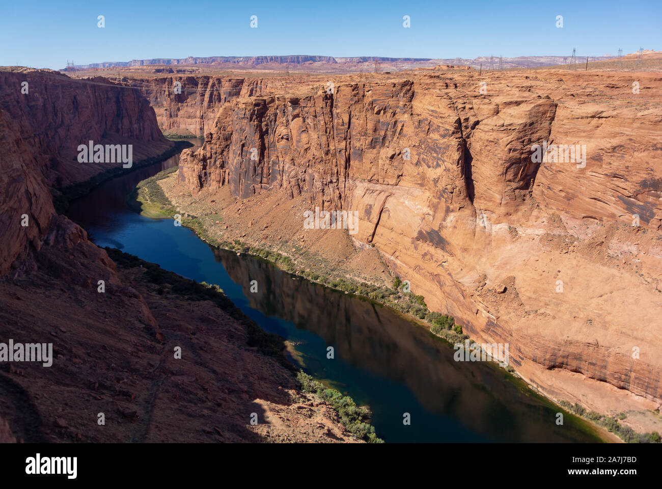 Glen Canyon Dam Overlook,arizona,united states of america Stock Photo
