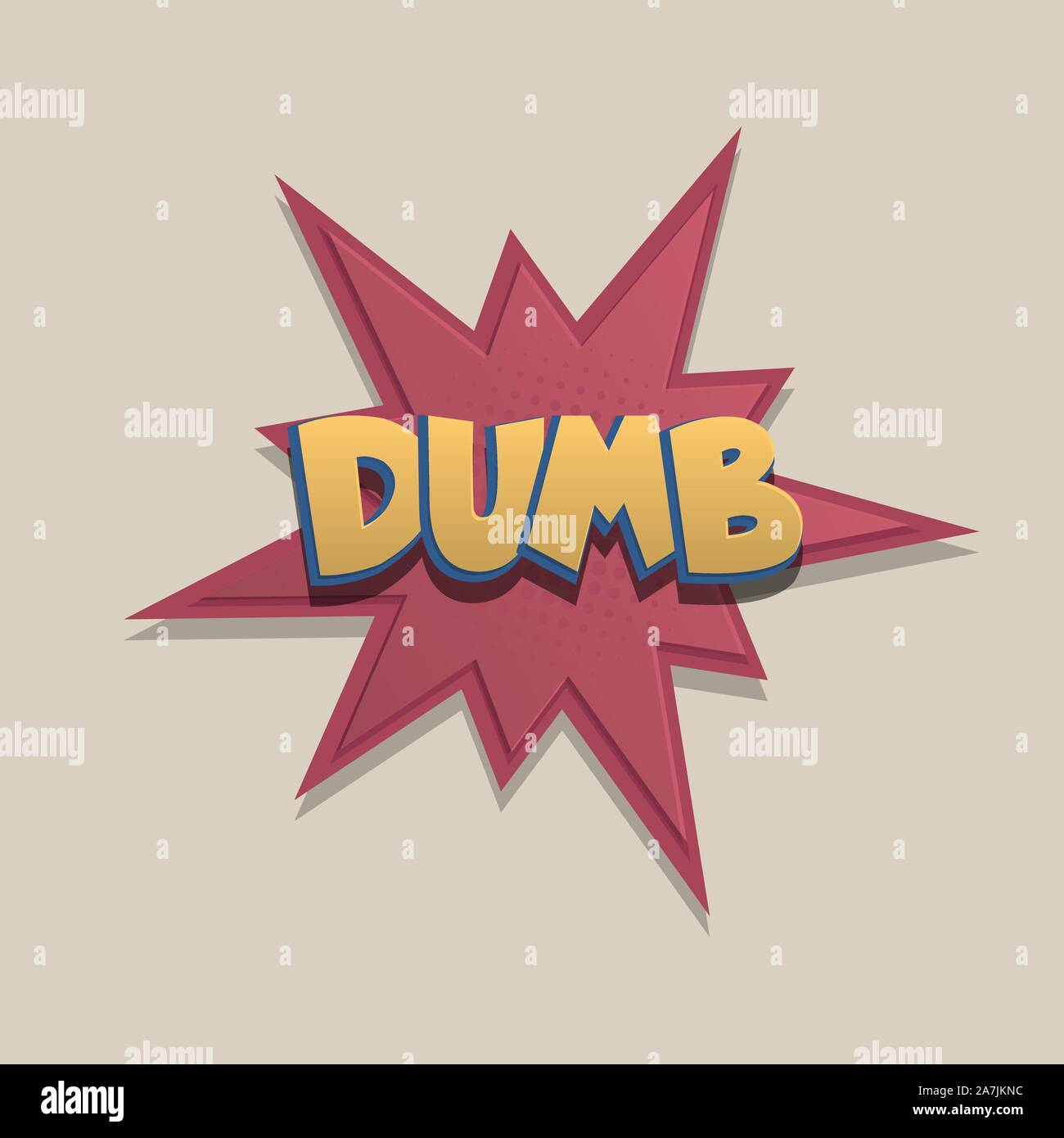 Comic text speech bubble pop art design Stock Vector Image & Art - Alamy