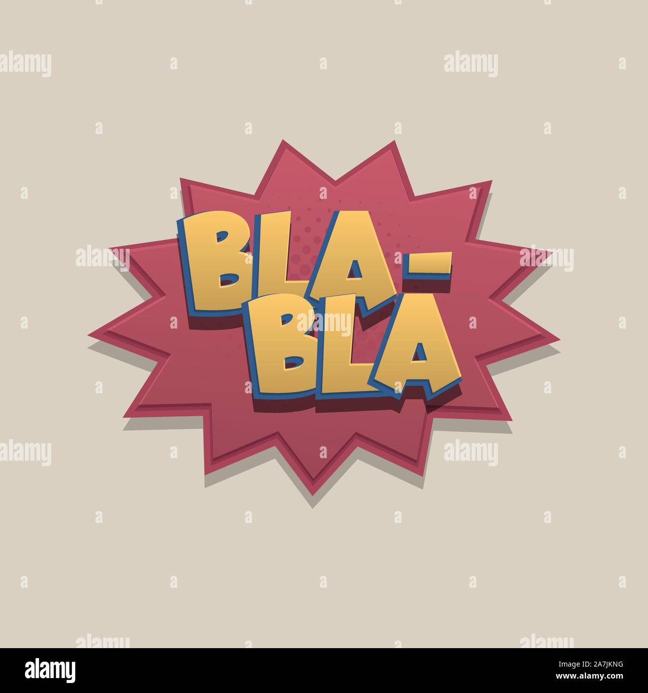 Comic text speech bubble pop art design Stock Vector Image & Art - Alamy