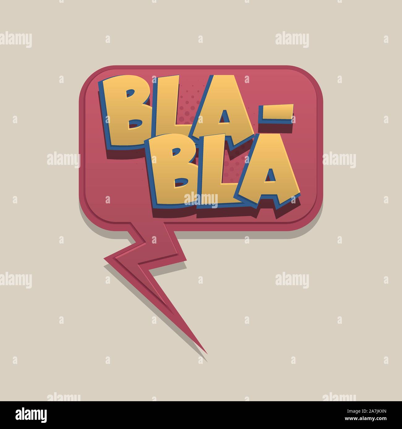 Comic text speech bubble pop art design Stock Vector Image & Art - Alamy