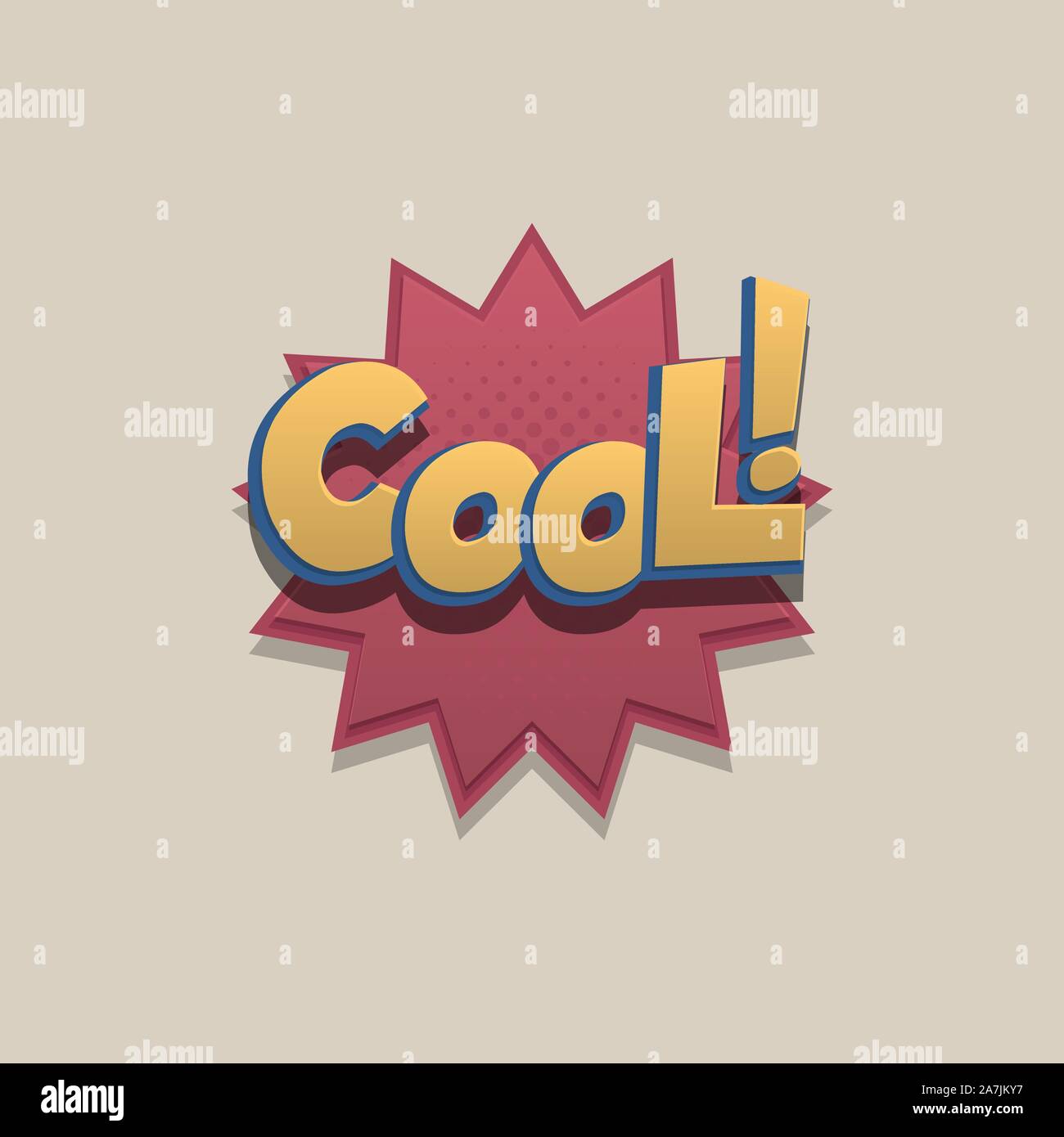 Comic text speech bubble pop art design Stock Vector Image & Art - Alamy