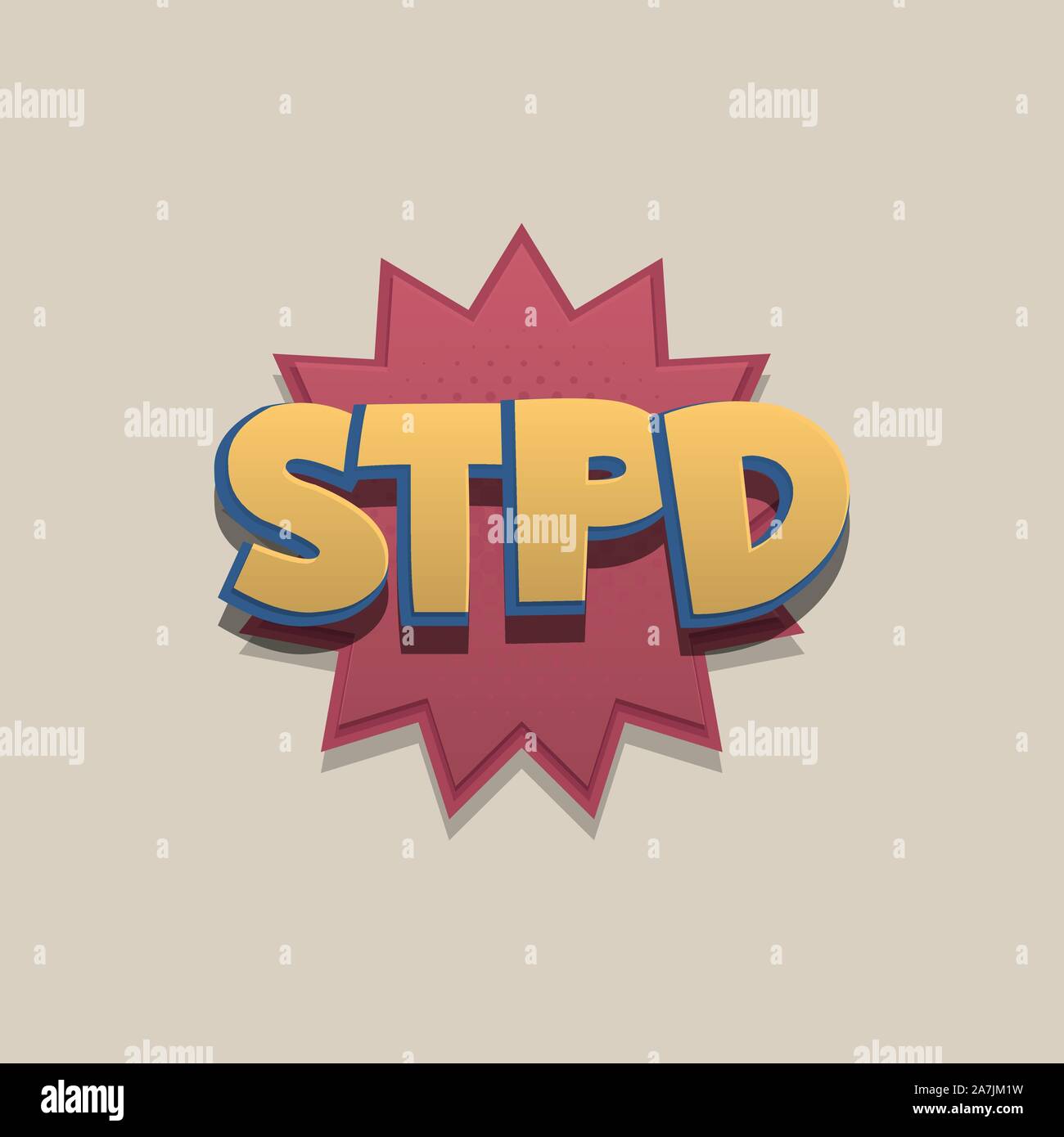 Comic text speech bubble pop art design Stock Vector Image & Art - Alamy