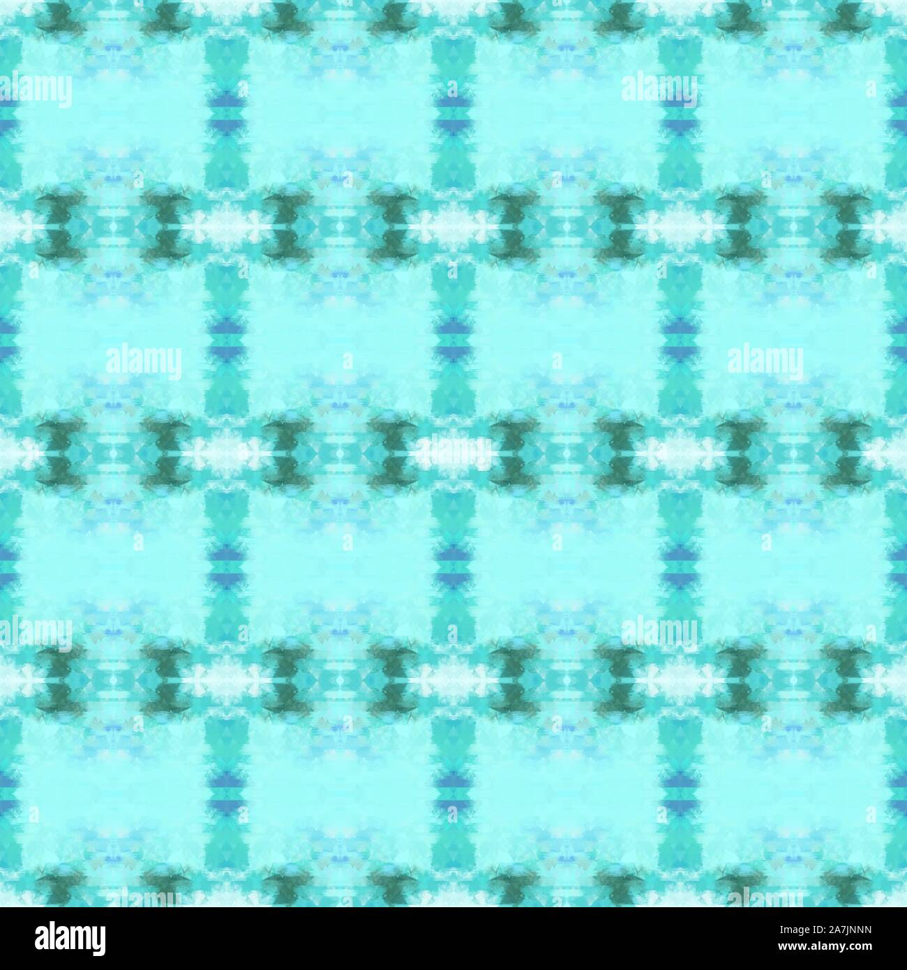 seamless repeating pattern design with baby blue, pale turquoise and cadet blue color Stock