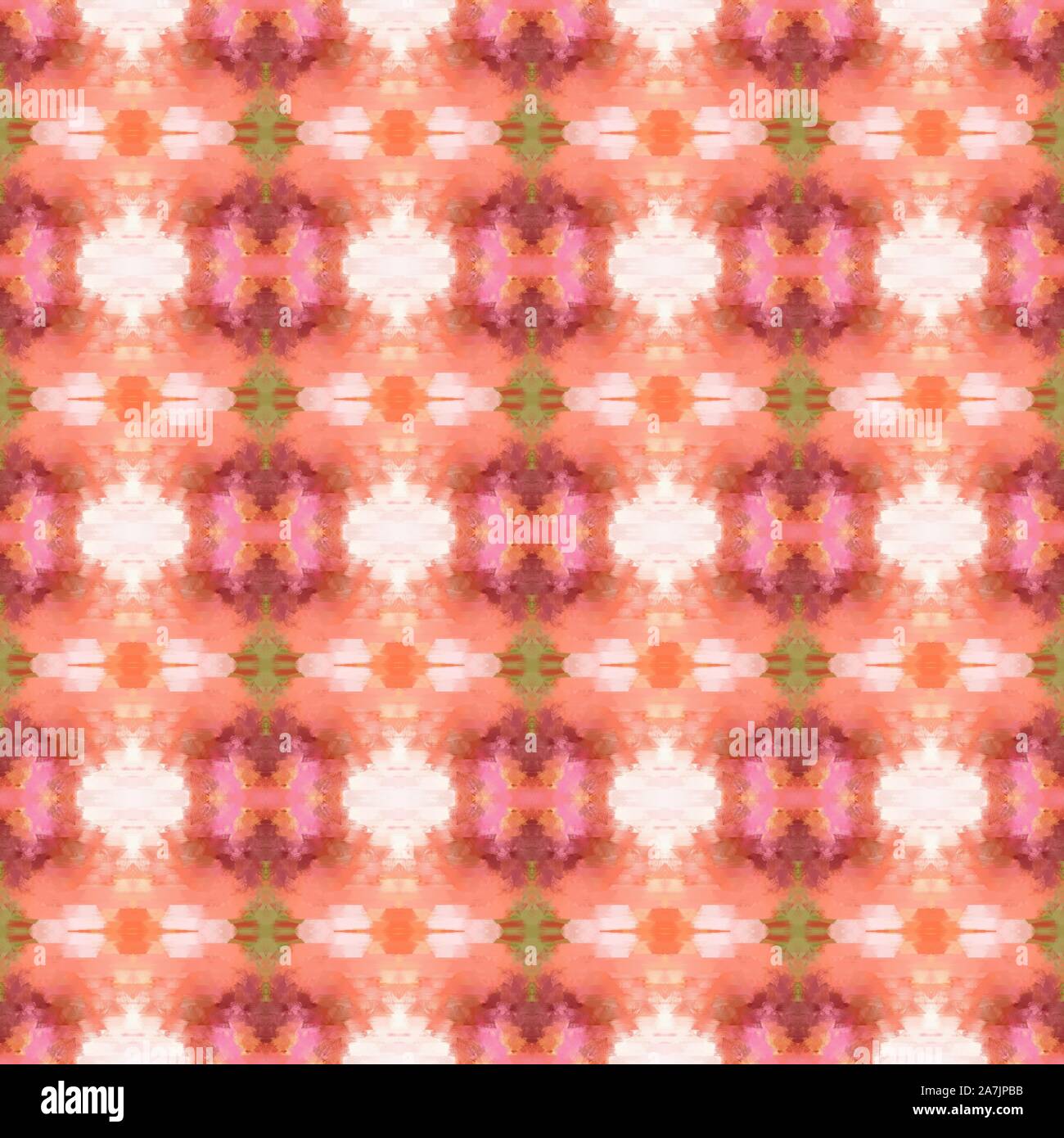 Pattern Misty seamless repeating pattern with dark salmon, misty rose and light pink ...