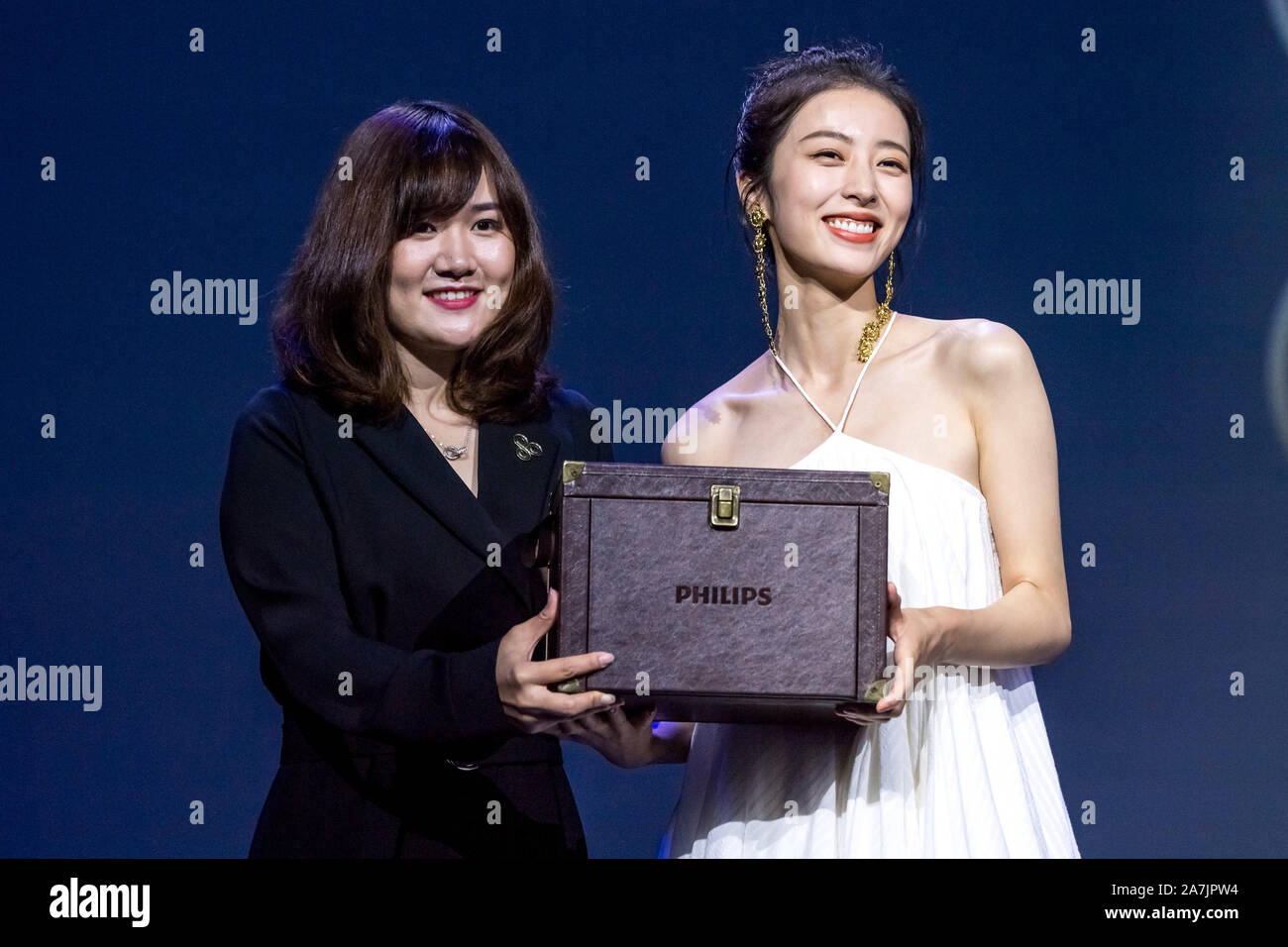 Actress Zhou Yutong attends the opening banquet of Loewe Goya pop-up  News Photo - Getty Images