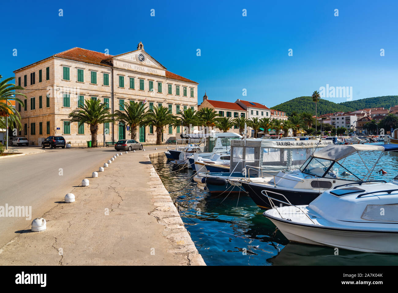 Vela Luka, island Korčula, Croatia Stock Photo