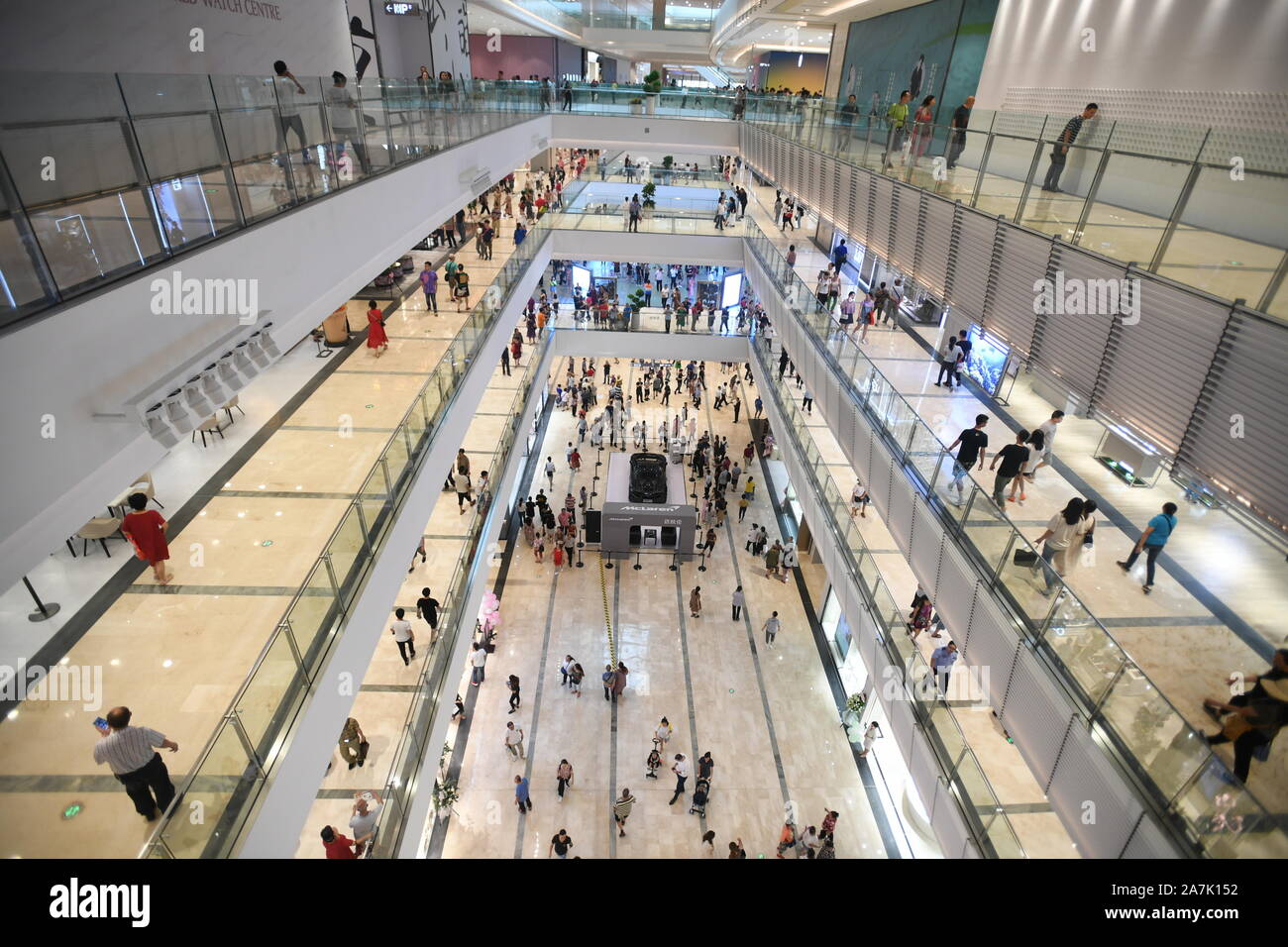 A view inside the newly-opened Chongqing Raffles City Shopping Square ...