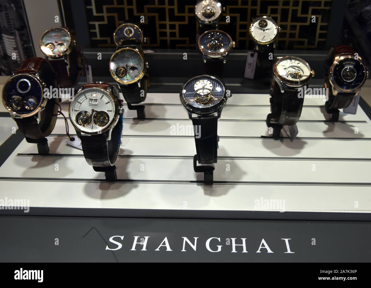 Picture of a watch serie at the 38th Hong Kong Watch and Clock Fair in