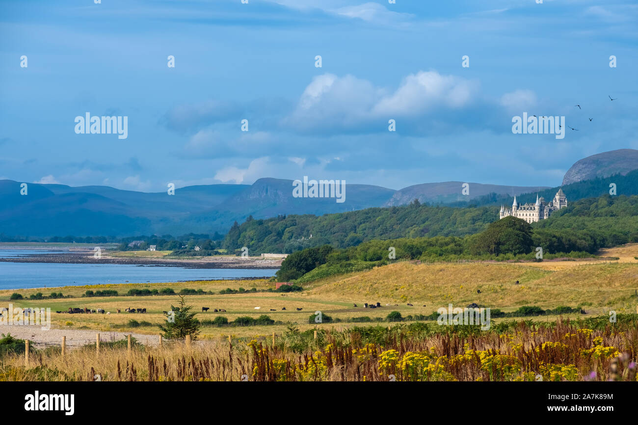 View of the Morey Firth, Route NC500, Highlands of Scotland Stock Photo