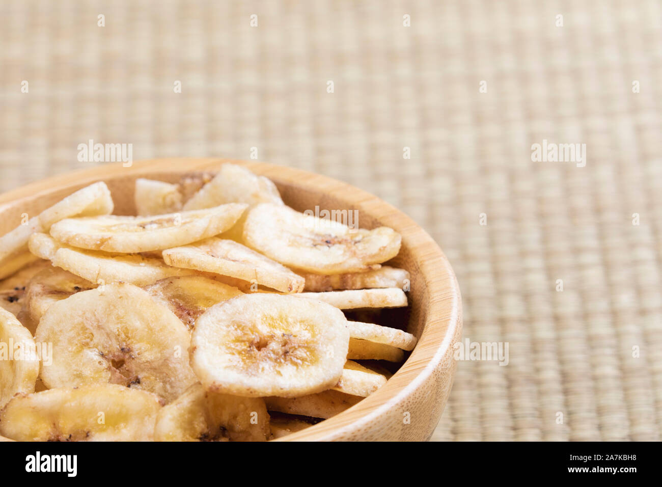 Bananas, are a great comfort food and snack food Stock Photo