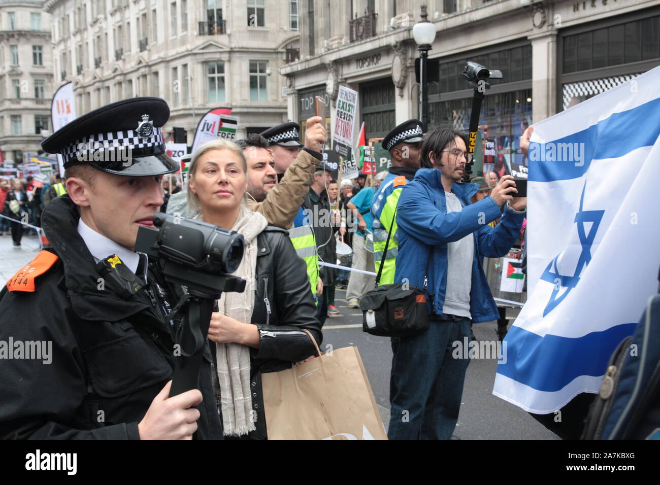 Palestine solidarity march, London, England, UK Stock Photo - Alamy