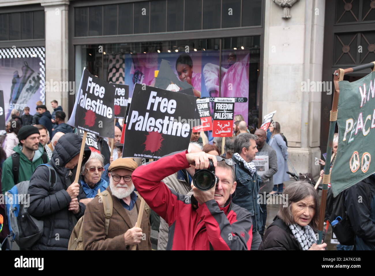 Palestine solidarity march, London, England, UK Stock Photo - Alamy