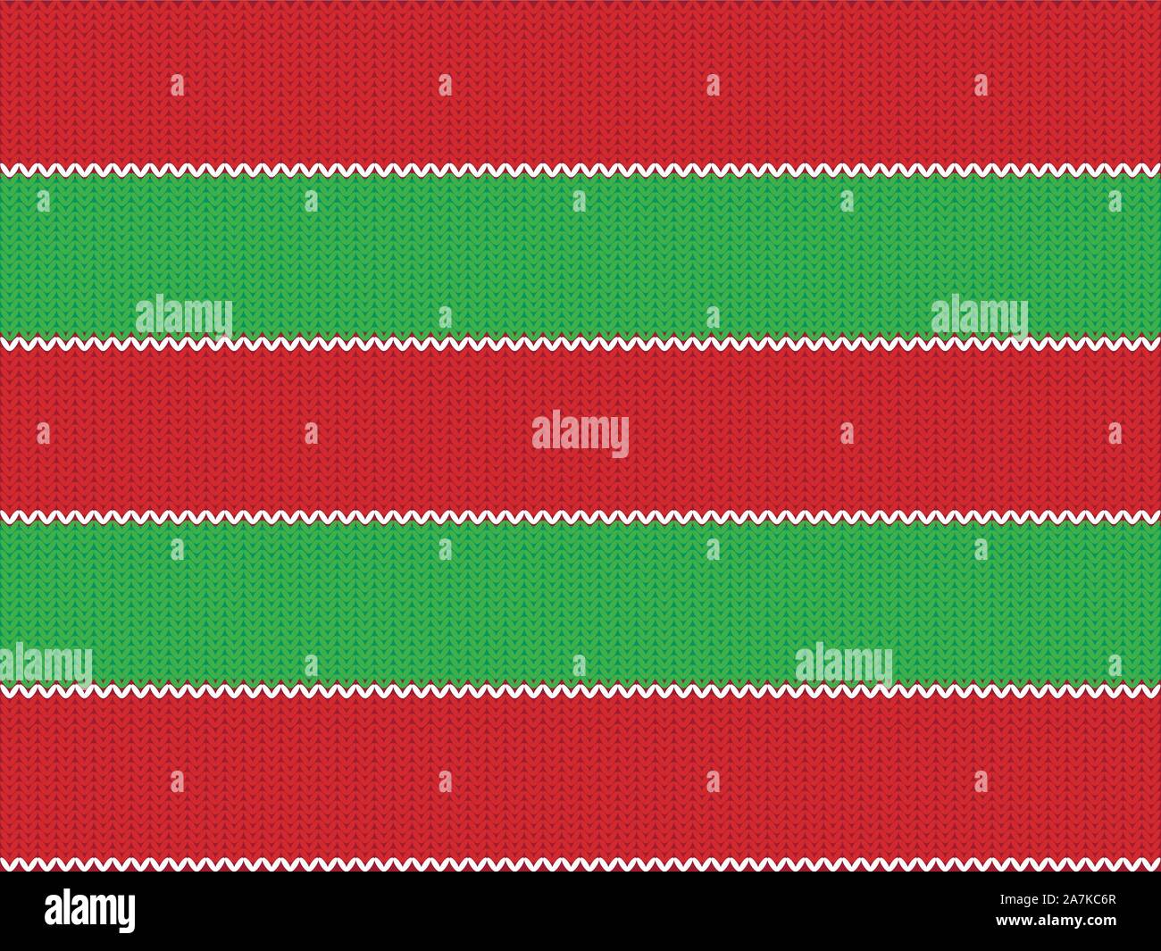 Decorative colorful striped knitted background, simple sweater pattern. Stock Vector