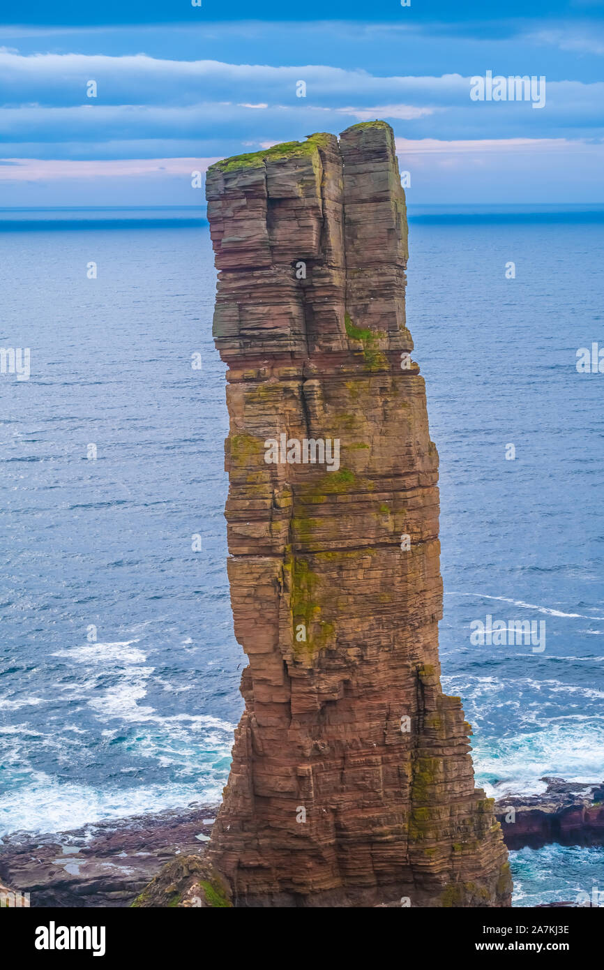 The Old Man of Hoy, a sea stack on Hoy, Orkney Islands, Scottish Highlands Stock Photo Alamy