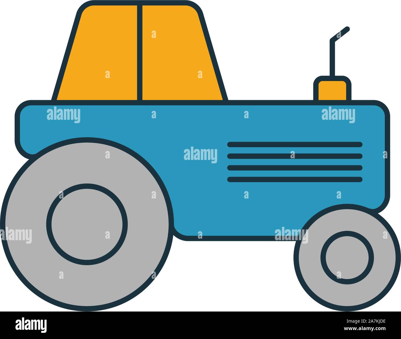Tractor icon. Simple element from transport icons collection. Creative ...