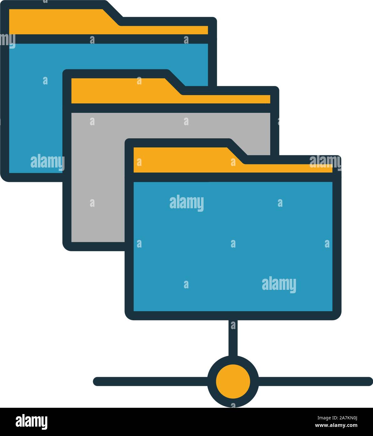 File Manager icon. Simple element from web hosting icons collection ...