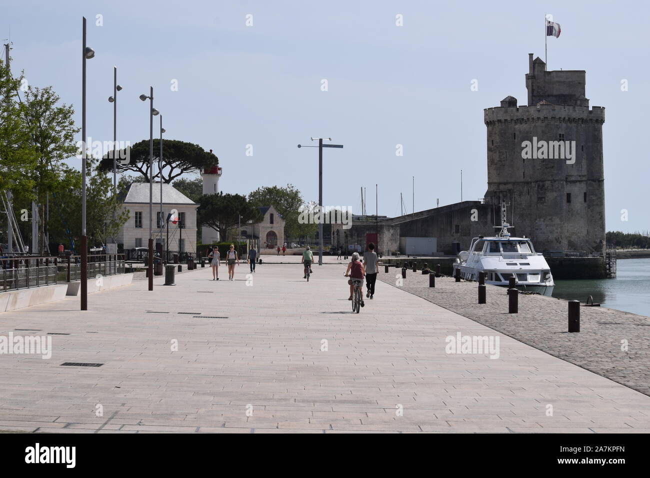 The city of La Rochelle, France, in June 2019. Stock Photo