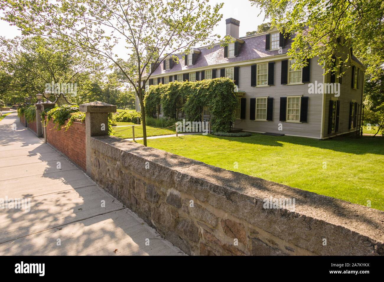 Adams National Historical Park - Peace Field - Quincy, MA Stock Photo ...