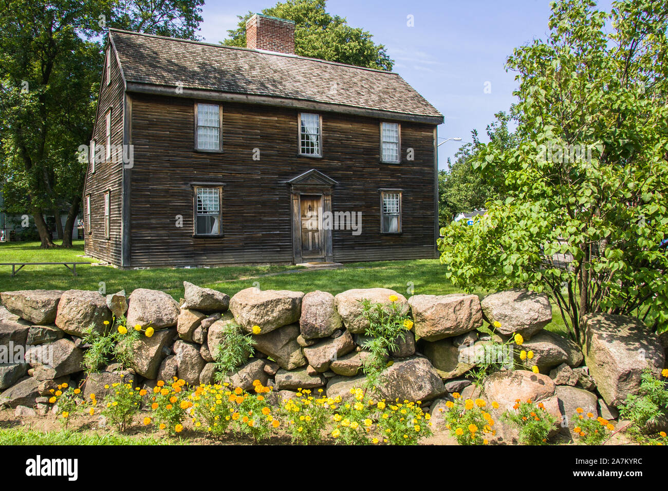 Adams National Historical Park - John Quincy Adams birthplace - Quincy, MA Stock Photo