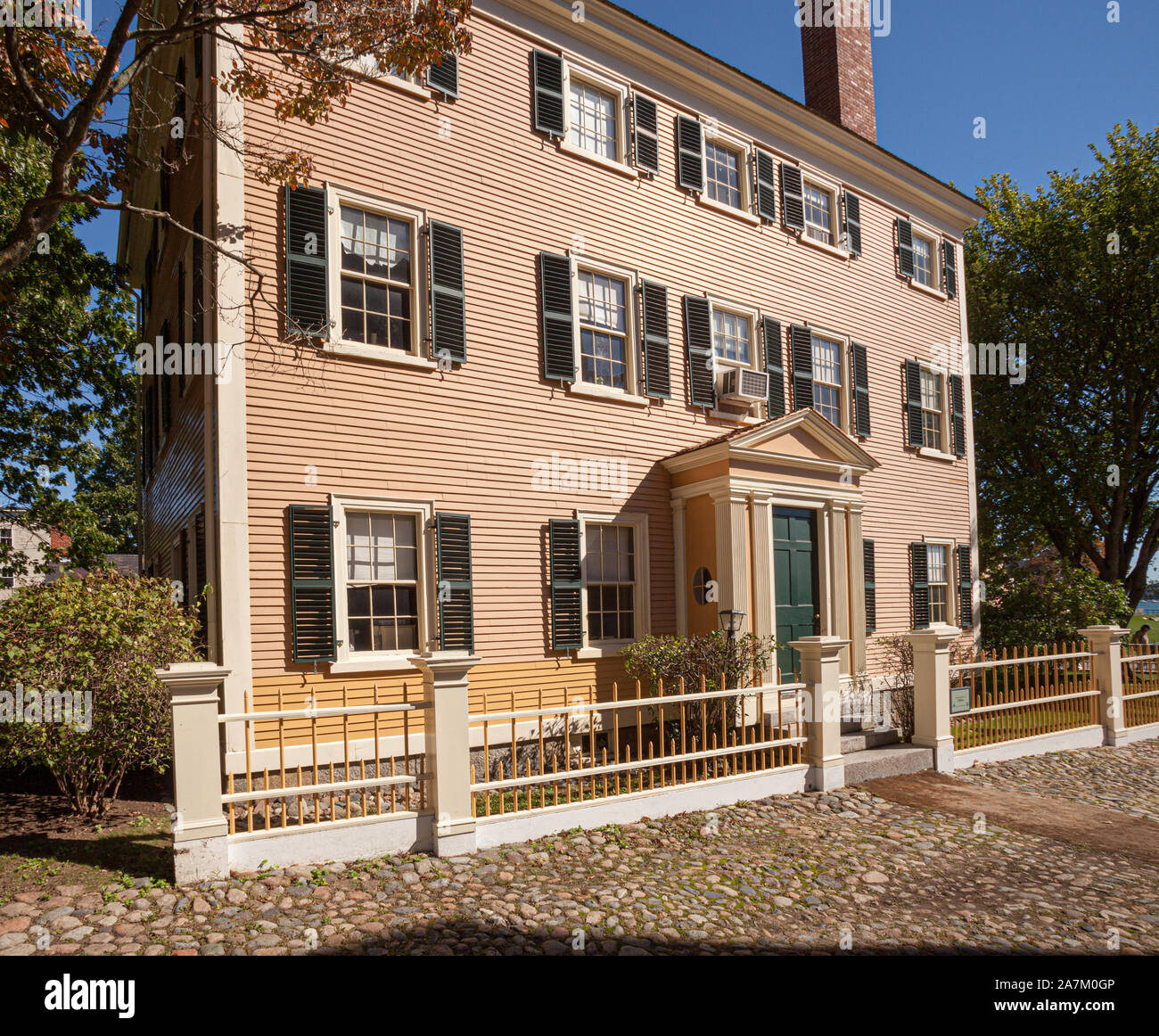 The Hawkes House, NPS Headquarters, Salem, MA Stock Photo