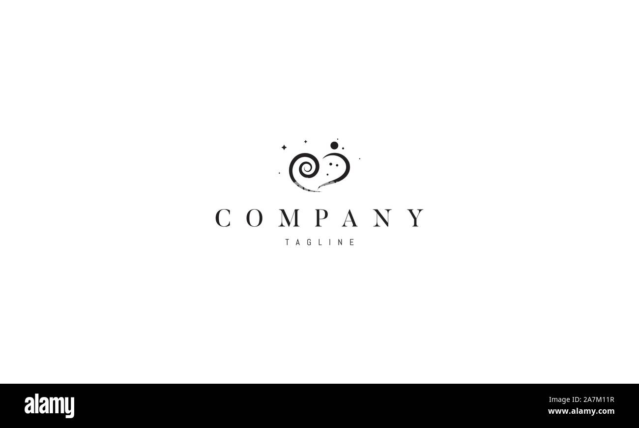 Vector logo on which an abstract image of the heart Stock Vector Image ...