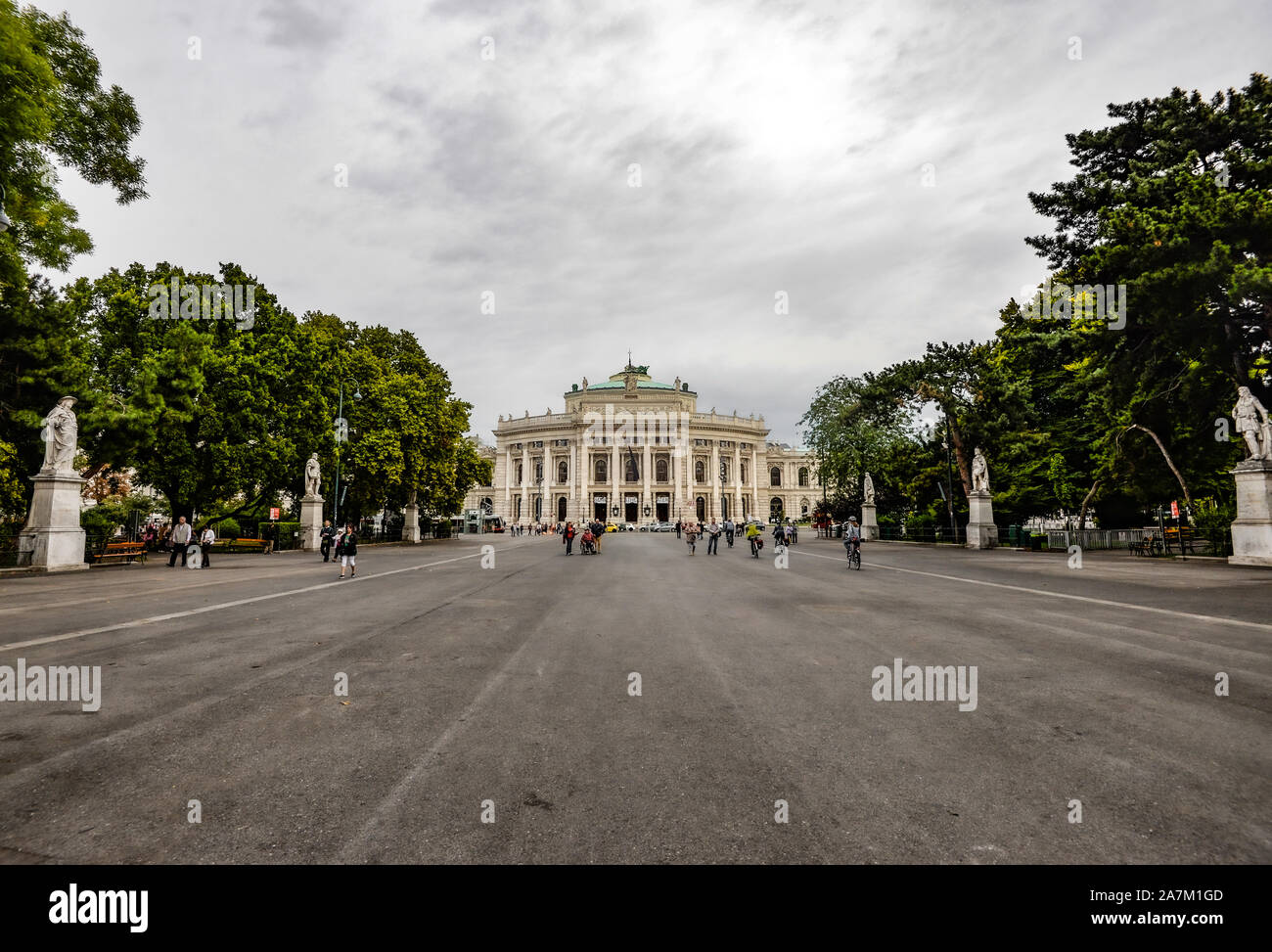 Burgtheater in Vienna Stock Photo