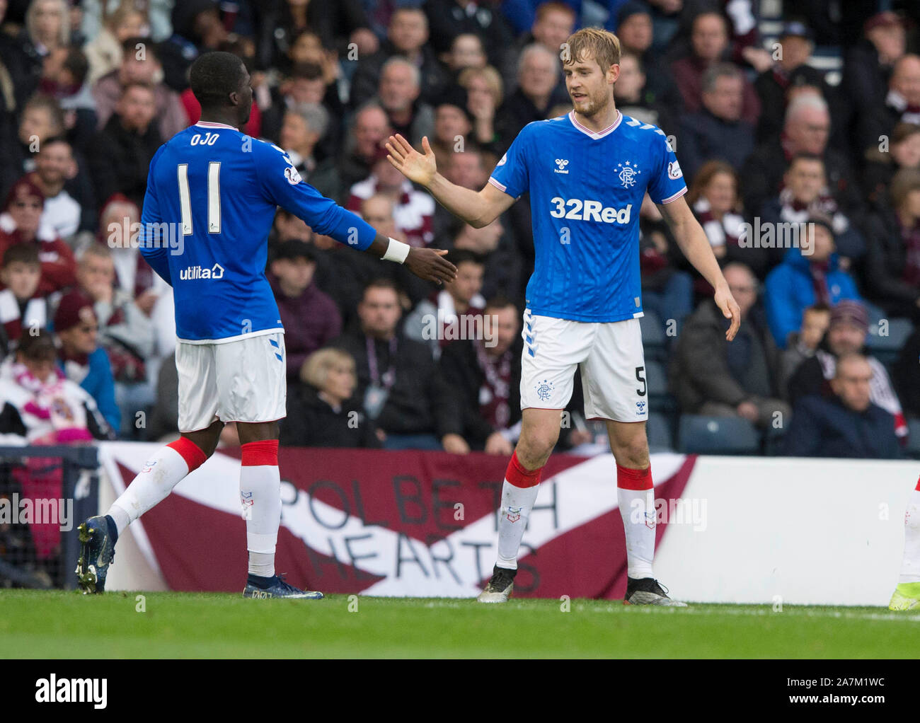 Rangers filip helander celebrates hi-res stock photography and images ...