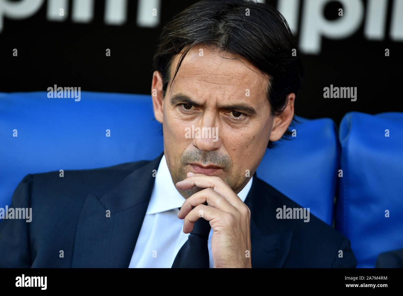 Simone Inzaghi coach of SS Lazio Roma 29-9-2019 Stadio Olimpico Football  Serie A 2019/2020 SS Lazio - Genoa CFC Foto Andrea Staccioli / Insidefoto  Stock Photo - Alamy