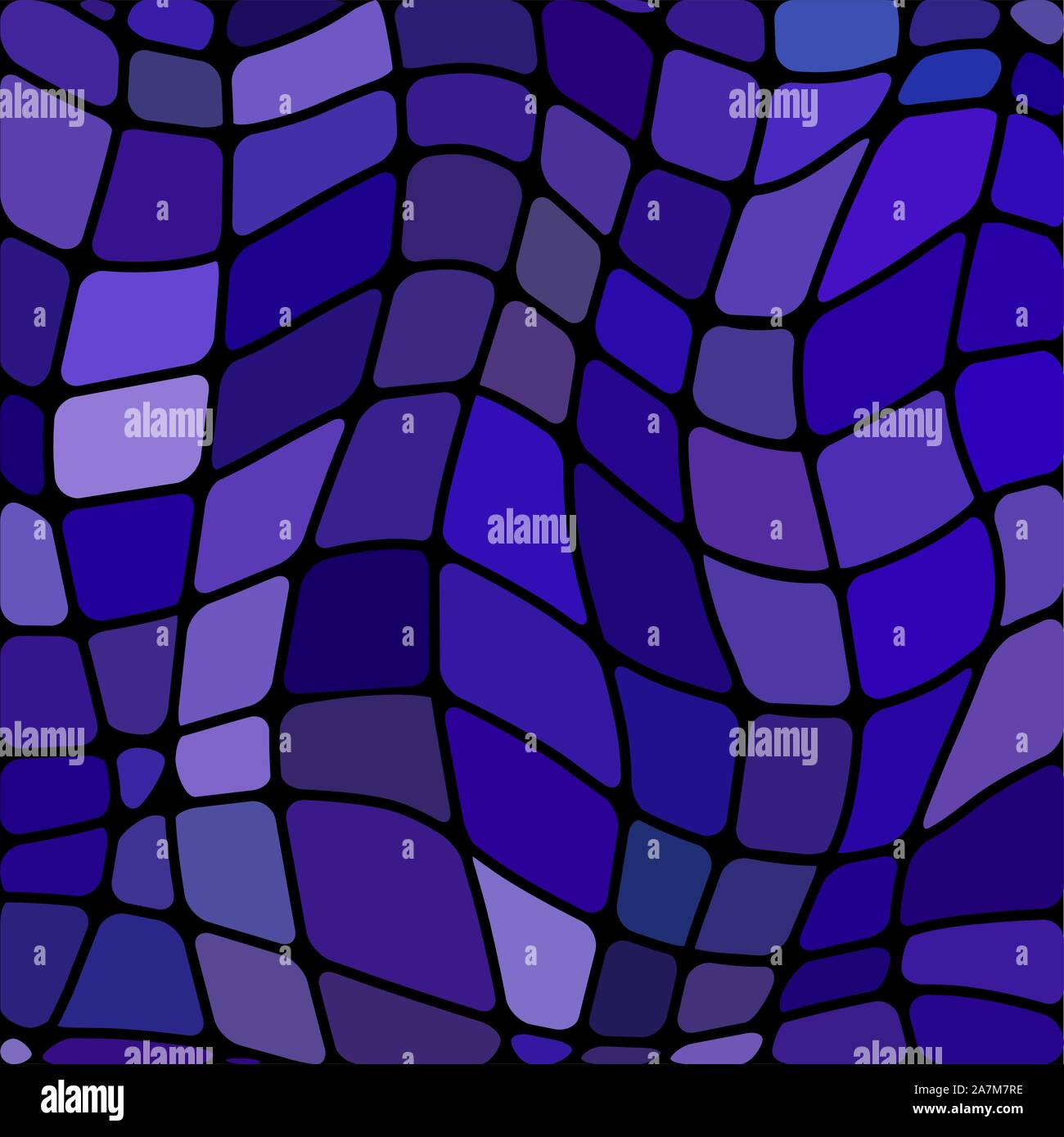 abstract vector stained-glass mosaic background - blue and violet Stock ...