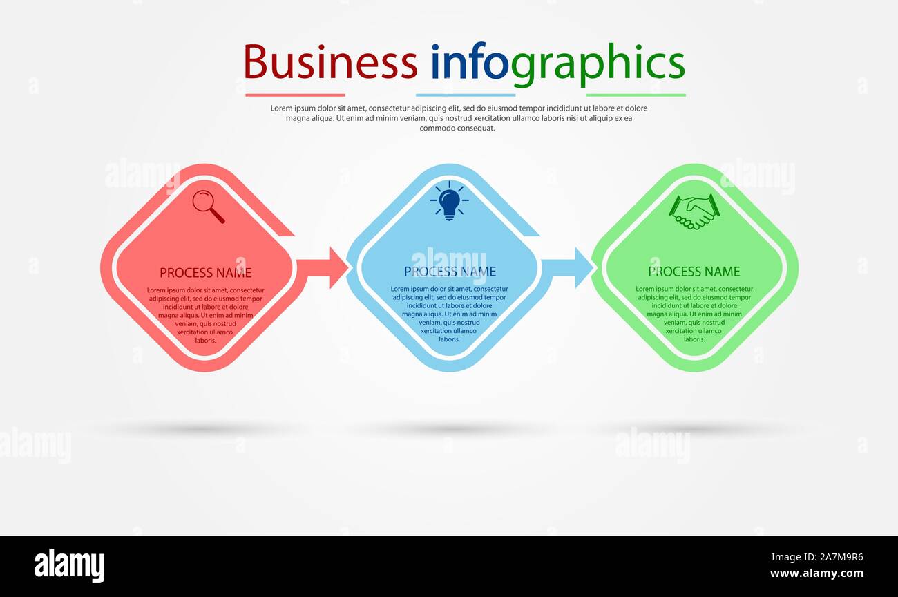 Business infographics. Stages of successful business development
