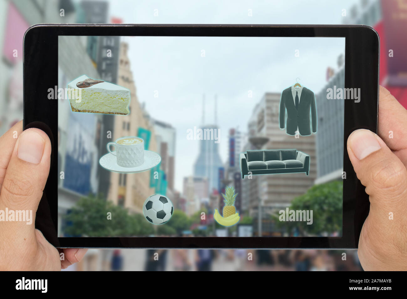 smart technology in augmented mixed virtual reality in retail combine ...