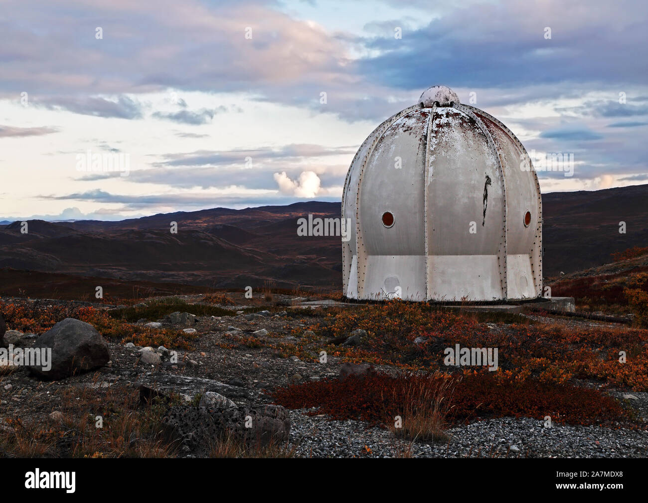 Kangerlussuaq Meteorological Station #1 Stock Photo