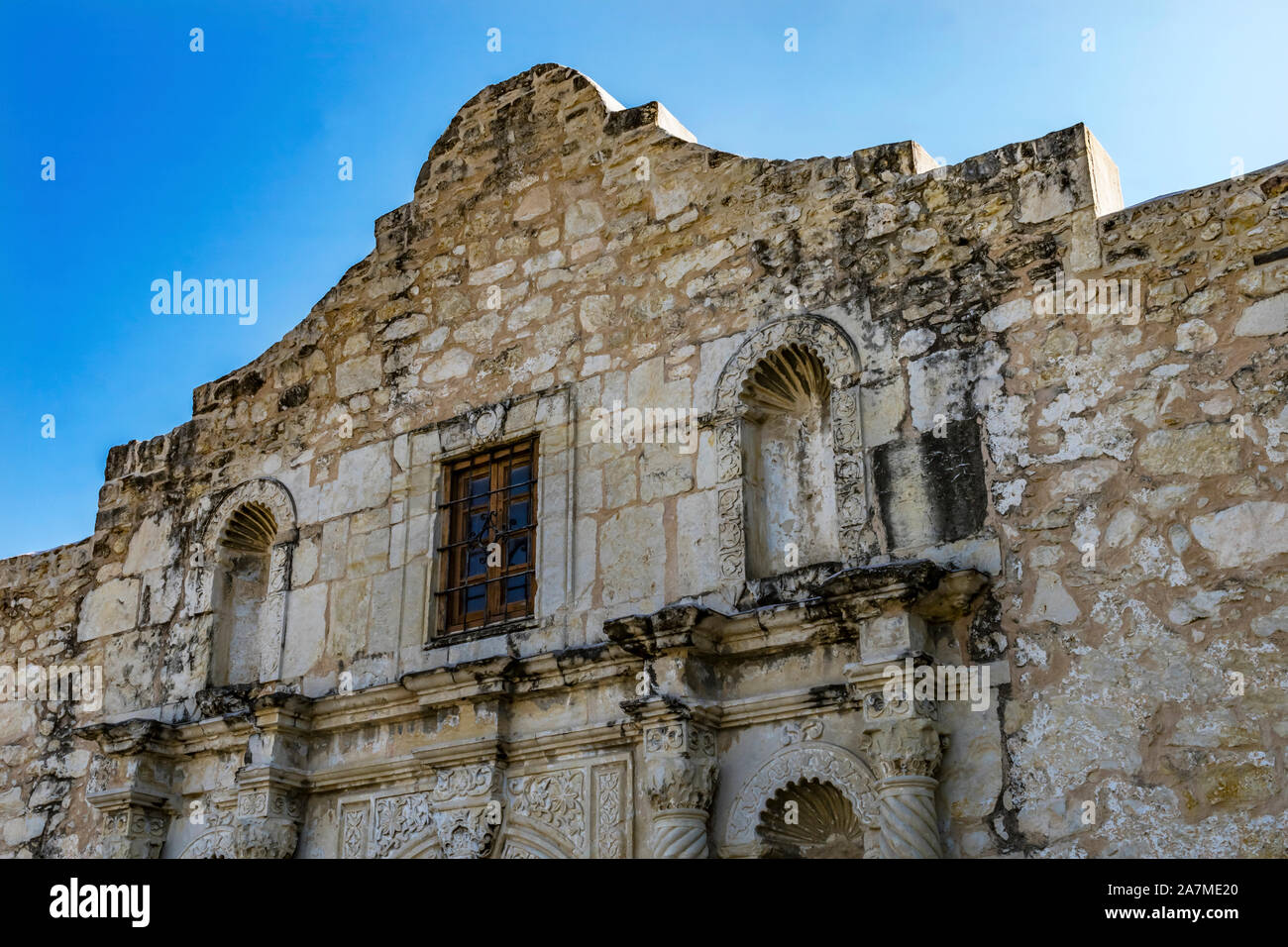 Alamo Mission San Antonio Texas. Site 1836 battle between Texas