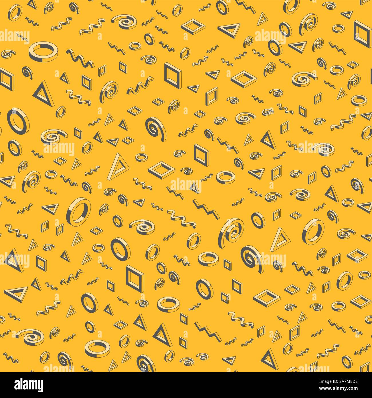 Isometric triangle pattern 3d seamless Stock Vector Images - Alamy